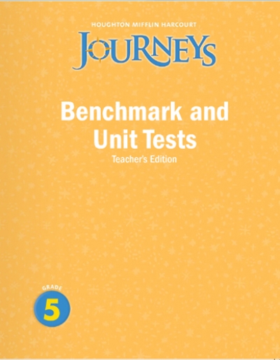 Journeys Benchmark and Unit Test TE G 5 isbn 9780547318776
