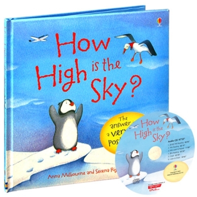 [챈트영어동화] Usborne How / How High is the Sky? (고급스펀지 하드커버북 1권 + 오디오CD 1장 + 대형포스터 1장)
