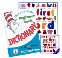 The Cat in the Hat Beginner Book Dictionary & DK My First Word Book