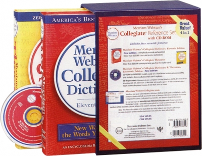 Merriam-Websters Collegiate Reference Set (Hardcover) (Adult)