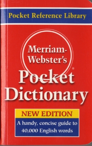Merriam-Websters Pocket Dictionary [New](Adult)