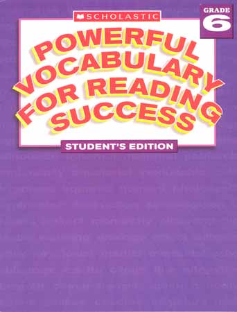 Powerful Vocabulary For Reading Success Grade 6 Students Book
