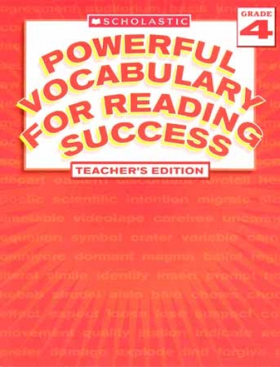 Powerful Vocabulary For Reading Success Grade 4 Teahers Book