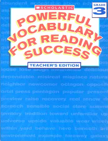 Powerful Vocabulary For Reading Success Grade 3 Teahers Book