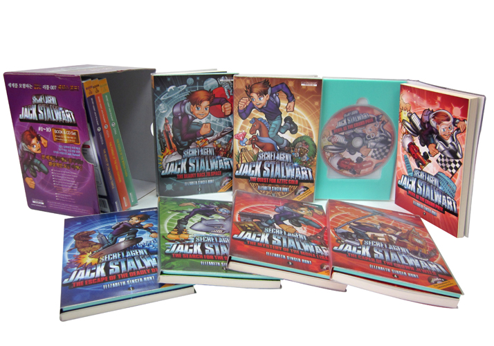 Secret Agent Jack Stalwart 1~14 Box (Book 14권 + CD)