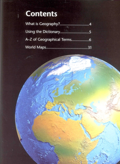 Four Corners Middle Primary B 82 (Big Book) / Dictionary of Geographical Terms