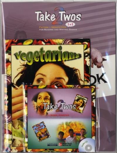 Take Twos Grade1 3-H Vegetarians/ The C and P (Book+Audio CD+Workbook)