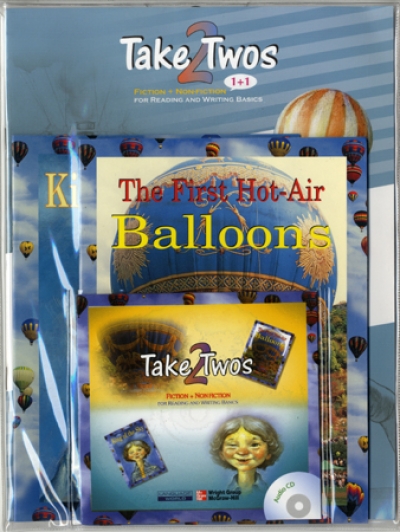 Take Twos Grade2 1-K The First Hot-air balloons /King of the sky (Book+Audio CD+Workbook)