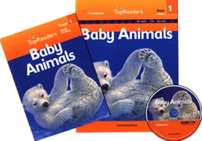Top Readers Set / Set 1-03 / Baby Animals (Animals) - Student Book + Workbook + Audio CD