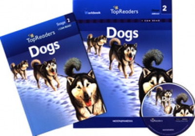 Top Readers Set / Set 2-02 / Dogs (Animals) - Student Book + Workbook + Audio CD