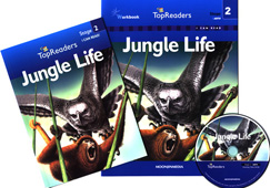 Top Readers Set / Set 2-05 / Jungle Life (Earth) - Student Book + Workbook + Audio CD