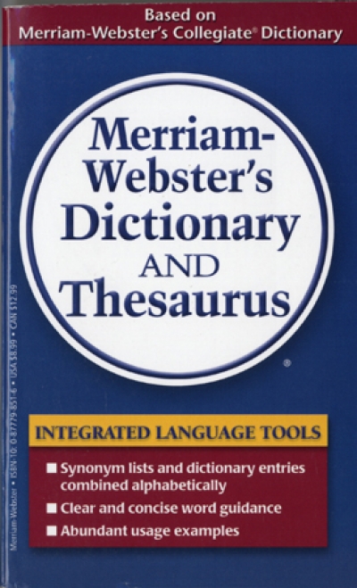 Merriam-Websters Dictionary and Thesaurus (Adult)