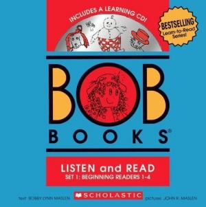 BOB Books : Listen and Read 1 (Blue) / Story Book with CD