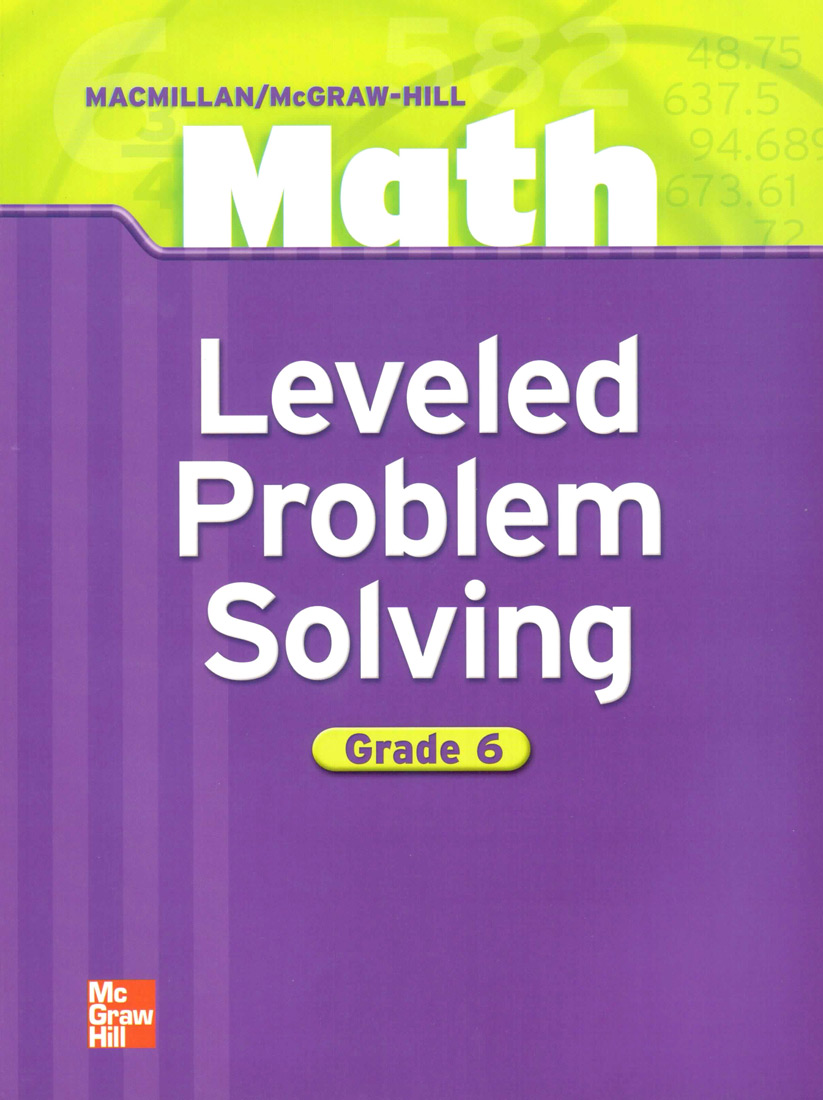Macmillan / Mcgraw-Hill Math 05 G6 Problem Solving / WB