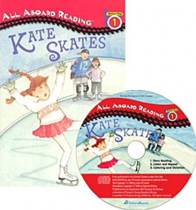 All Aboard Reading / Level 1-18. Kate Skates (Book 1권 + Audio CD 1장)
