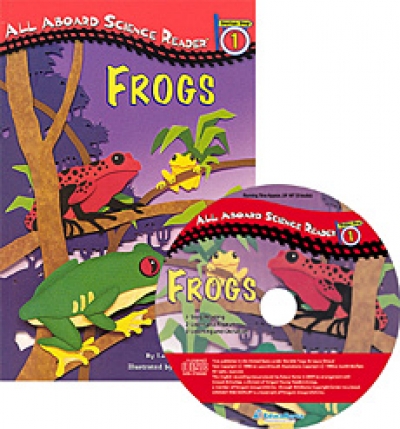 All Aboard Reading / Level 1-15. Frogs (Book 1권 + Audio CD 1장)