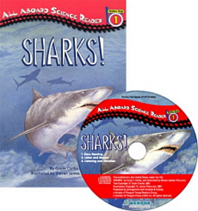 All Aboard Reading / Level 1-03. Sharks! (Book 1권 + Audio CD 1장)