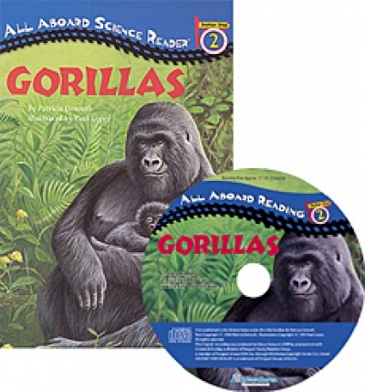 All Aboard Reading / Level 2-27. Gorillas (Book 1권 + Audio CD 1장)