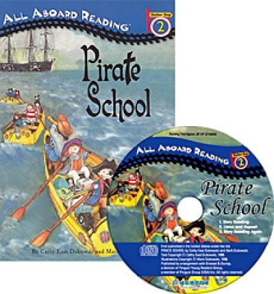 All Aboard Reading / Level 2-08. Pirate School (Book 1권 + Audio CD 1장)
