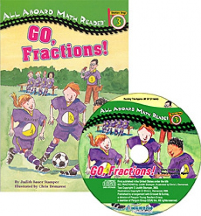 All Aboard Reading / Level 3-10. Go, Fractions! (Book 1권 + Audio CD 1장)