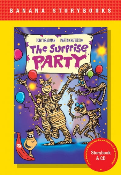 Banana Storybook 바나나 스토리북 / Red : The Surprise Party (Book 1권 + CD 1장)