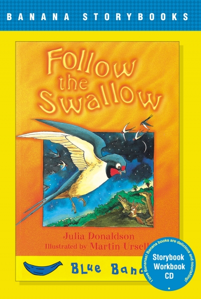 Banana Storybooks 바나나 스토리북 / Blue - Follow the Swallow (Book 1권 + CD 1장 + Workbook 1권)