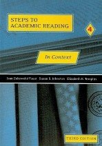 Steps to Academic Reading 4 / isbn 9780030340024