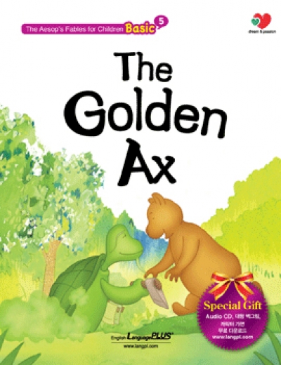 The Aesops Fables for Children Basic (EBS English 방송 도서) / Basic5 The Golden Ax (금도끼) - (Book 1권 + CD 1장 + 대형벽그림 + 캐릭터 마스크 다운로드 제공)