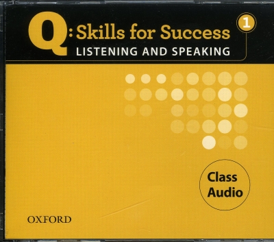 Q: Skills for Success / Listening & Speaking 1 CD (3) / isbn 9780194756051