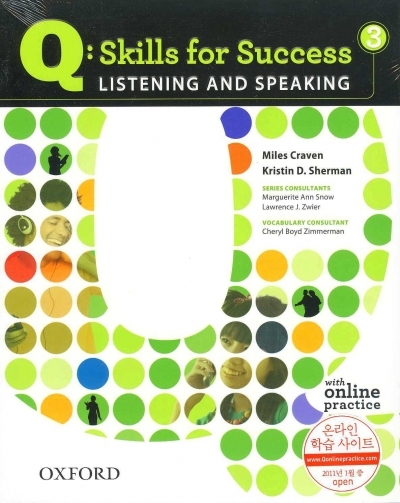 Q:Skills for Success / Listening & Speaking 3 Student Book (Book 1권 + Online Pack) / isbn 9780194756129