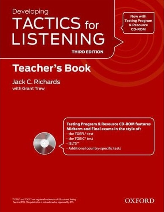 Developing Tactics For Listening Teacher's Book With CD-ROM isbn 9780194013765