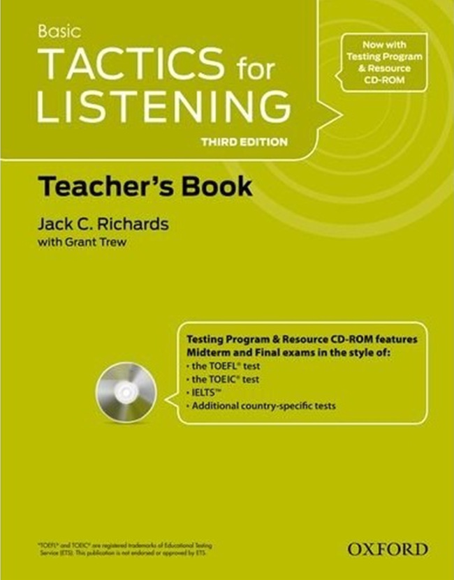 Basic Tactics For Listening Teacher's Book With CD-ROM isbn 9780194013758