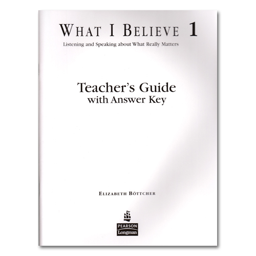 What I Believe 1 TG / isbn 9780132333290
