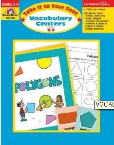 EM Vocabulary Centers Grades 2-3