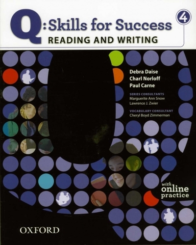Q: Skills for Success / READING & WRITING 4 Student Book (Book 1권 + 온라인팩) / isbn 9780194756259