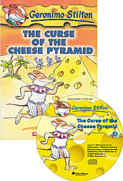 Geronimo Stilton #2. The Curse of the Cheese Pyramid (책 + 오디오시디)