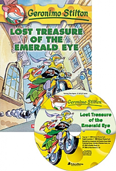 Geronimo Stilton #1. Lost Treasure of the Emerald Eye (책 + 오디오시디)
