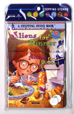 Stepping Stones (Humor) : Aliens for Dinner (Book+CD)