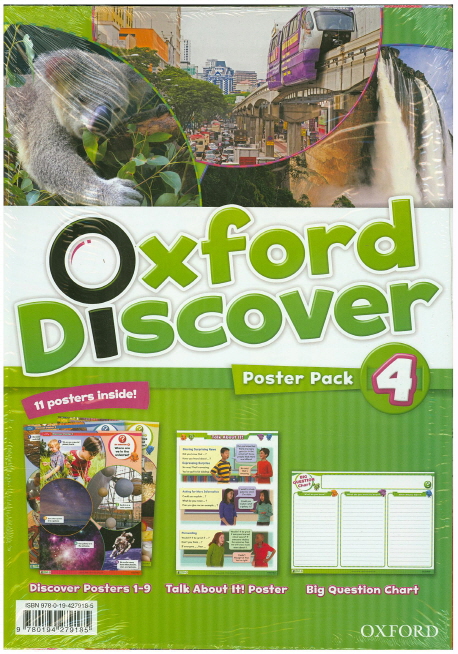 Oxford Discover 4 Poster Pack isbn 9780194279185