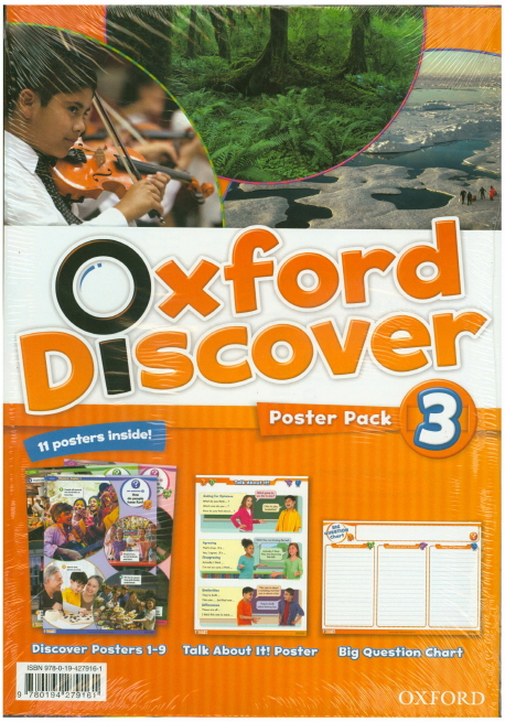 Oxford Discover 3 Poster Pack isbn 9780194279161