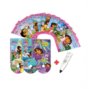 Dora Readers 14종 Set (세이팬 북+Audio CD) + 세이펜 800S(16G) + 도라 익스플로러 스페셜 DVD 3종세트 / isbn 8809447280462
