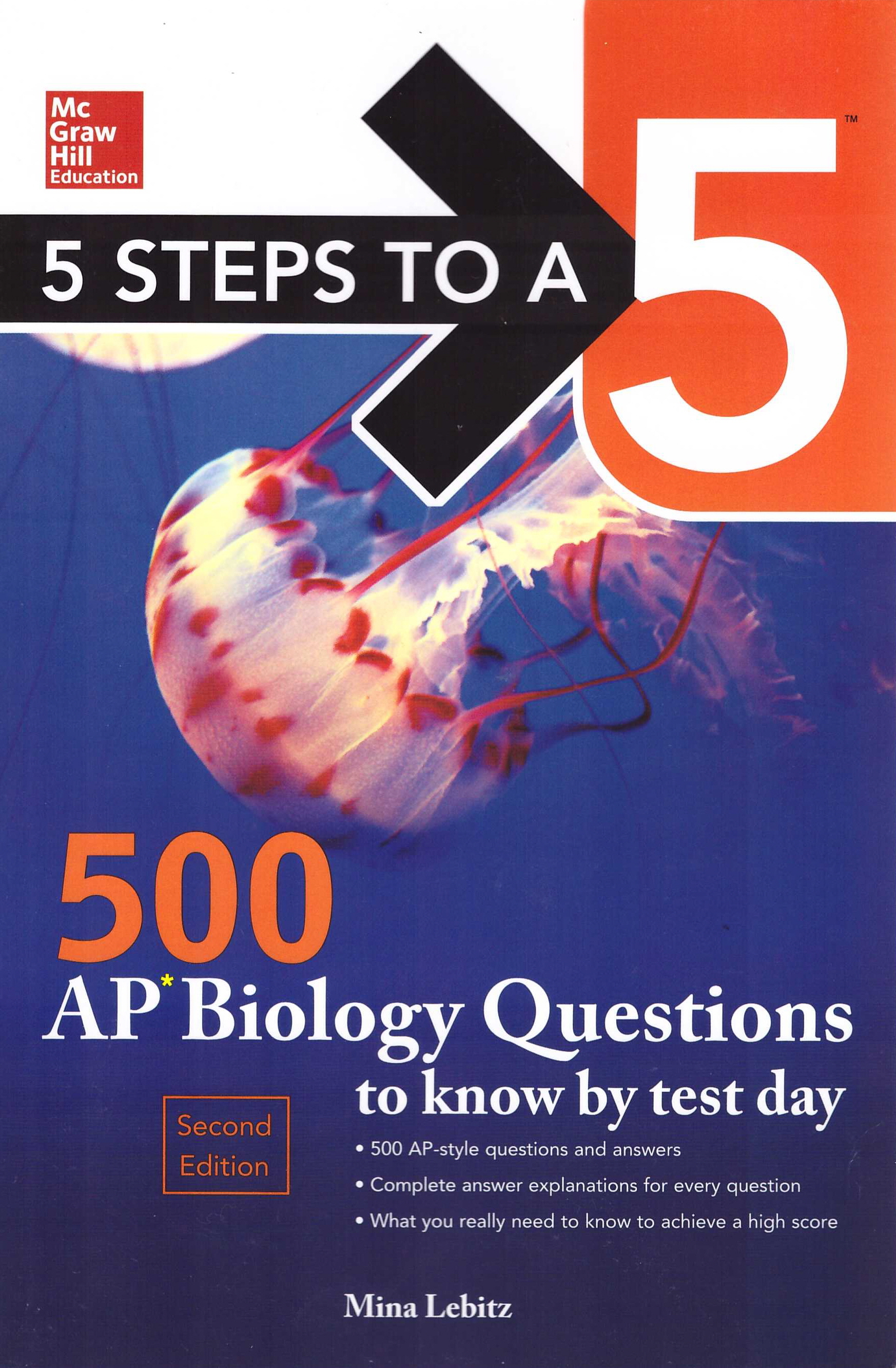 MH AP 16 5 Steps to a 5 500 AP Biology Questions to Know by test day(2nd) / isbn isbn 9780071847520