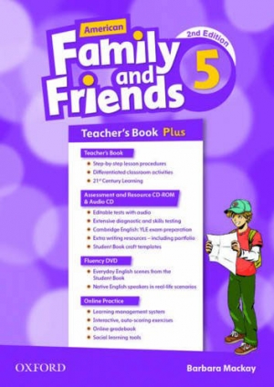 American Family and Friends 5 Teacher Book With CD 2/e isbn 9780194816700