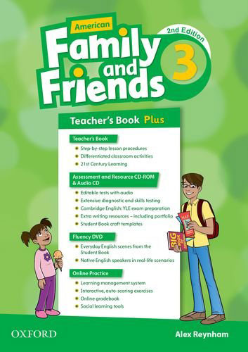 American Family and Friends 3 Teacher Book With CD 2/e isbn 9780194816328