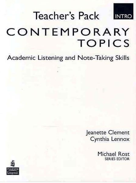 Contemporary Topics Introduction (Teacher's Pack), 3/E / isbn 9780132075206