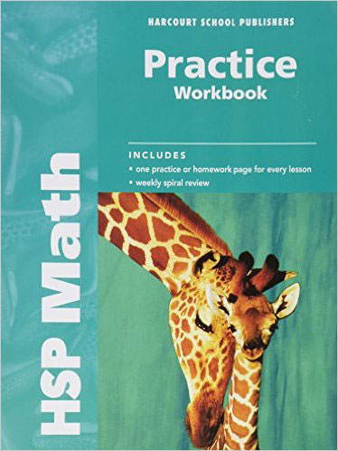 HSP Math G2 Practice Workbook isbn 9780153567599