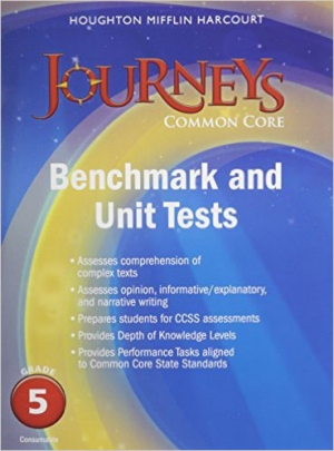 Journeys Common Core Benchmark Tests and Unit Tests Consumable Grade 5 isbn 9780547871639