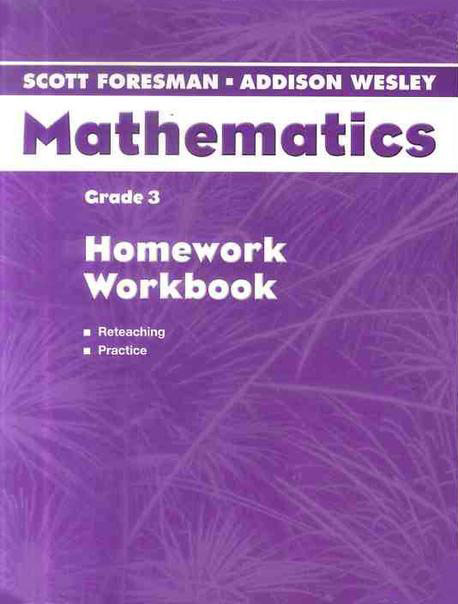 Scott Foresman-Addison Wesley Mathematics / Grade 3 / Workbook / isbn 9780328075584