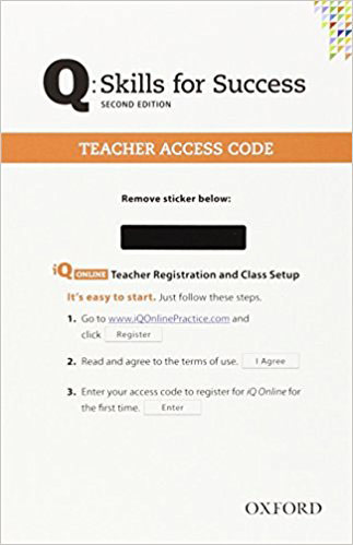 Q: Skills for Success Reading and Writing /Teacher Access Code Card[2nd Edition]/isbn 9780194818001