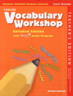 Vocabulary Workshop Orange Teachers Guide isbn 9780821580240